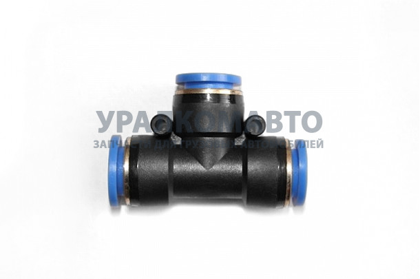 Фитинг воздушных трубок Т-образный D=6 SHAANXI PE6